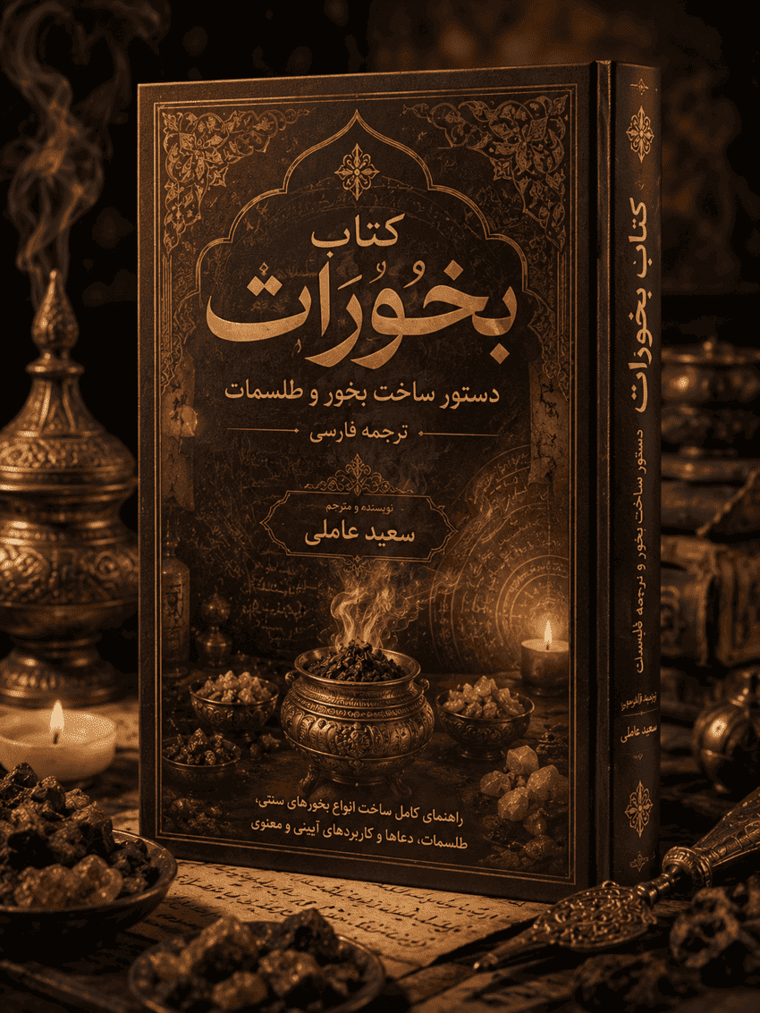 کتاب بخورات اصل PDF | دانلود کامل + روش استفاده + نسخه نایاب و فارسی